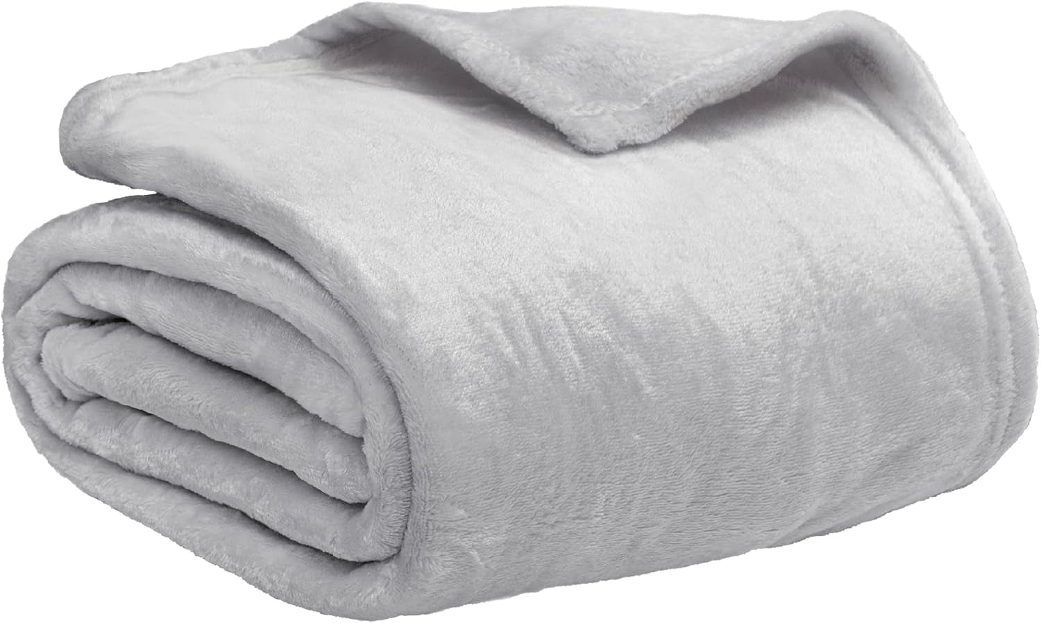 Soft Fleece Throw Blanket Grey 50x60 Inch