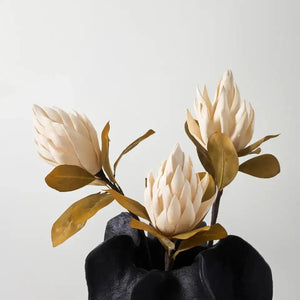 Gold Ceramic Flower Vase