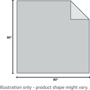 Cozy Black Fleece Blanket Queen 90x90 Inch