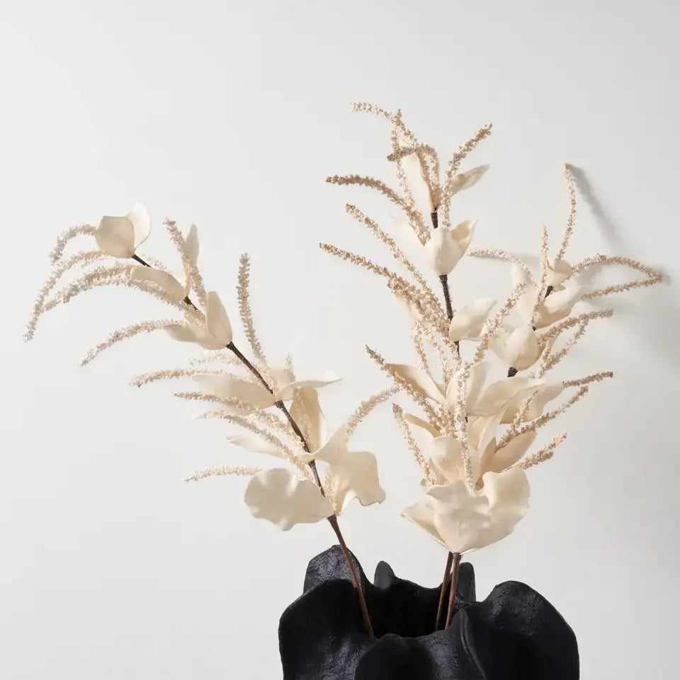 Gold Ceramic Flower Vase