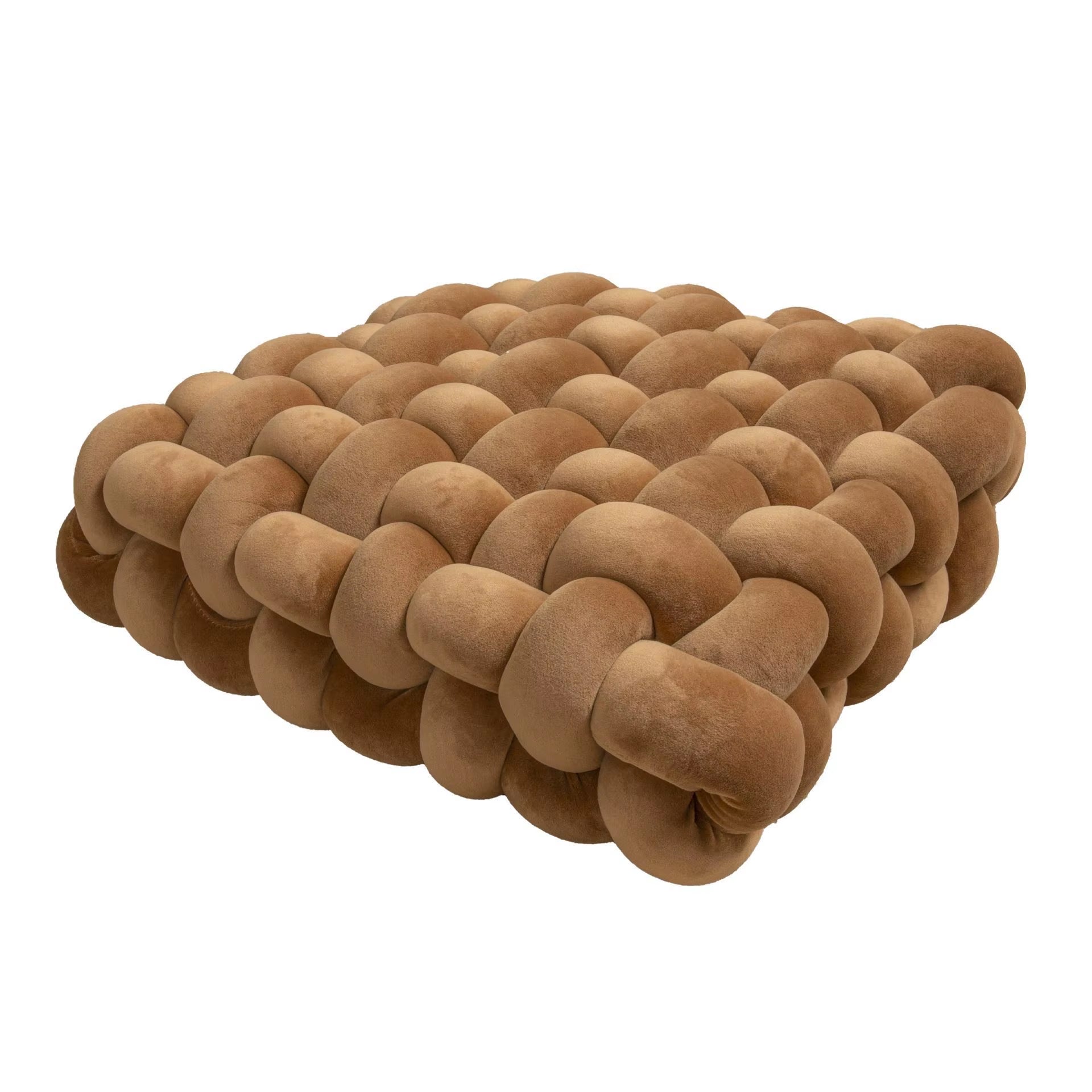 Hand Woven Knot Cushion Plush Throw Pillow