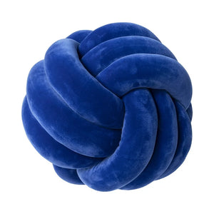 Hand Woven Knot Ball Throw Pillow  