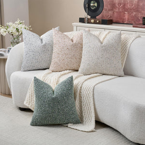 Striped Boucle Throw Pillow Covers Set of 2