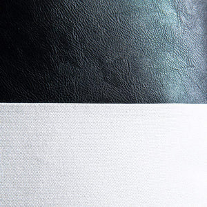 Faux Leather Accent Pillow Covers Set of 2