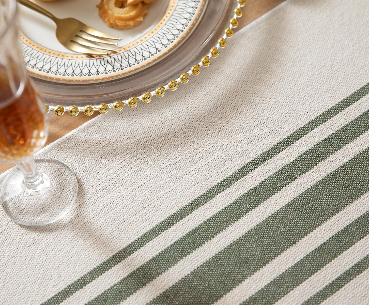Boho Table Runner with Tassels 13x90 Inch