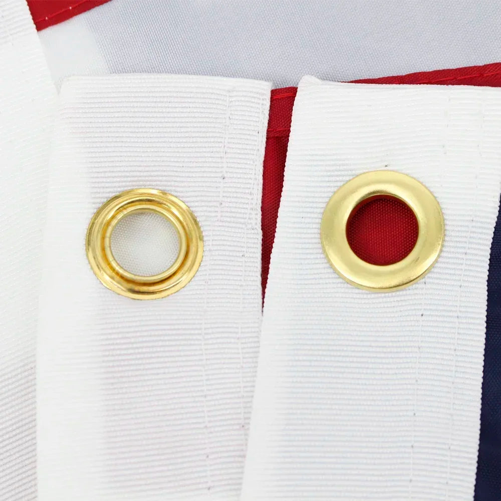 The American Flag — Embroidered Stars, Sewn Stripes | Heavy-Duty Nylon  