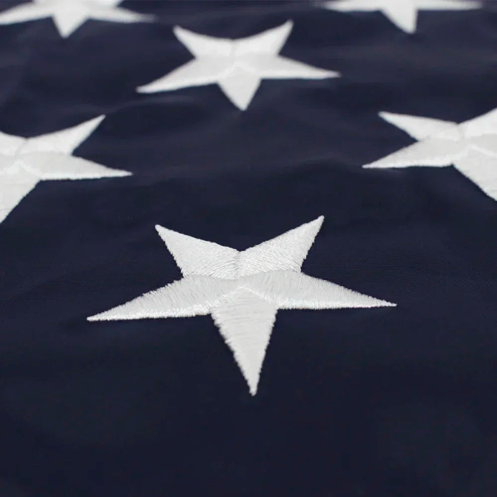 The American Flag — Embroidered Stars, Sewn Stripes | Heavy-Duty Nylon  
