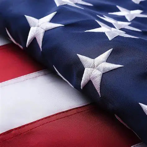 The American Flag — Embroidered Stars, Sewn Stripes | Heavy-Duty Nylon  