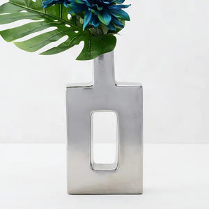 Gold Ceramic Flower Vase