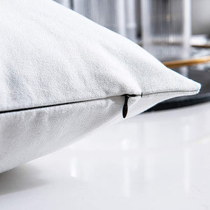 Faux Leather Accent Pillow Covers Set of 2