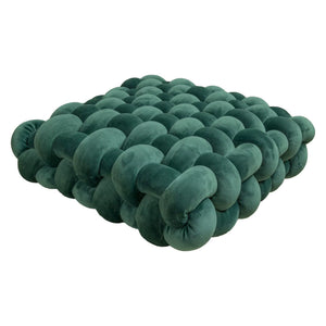 Hand Woven Knot Cushion Plush Throw Pillow