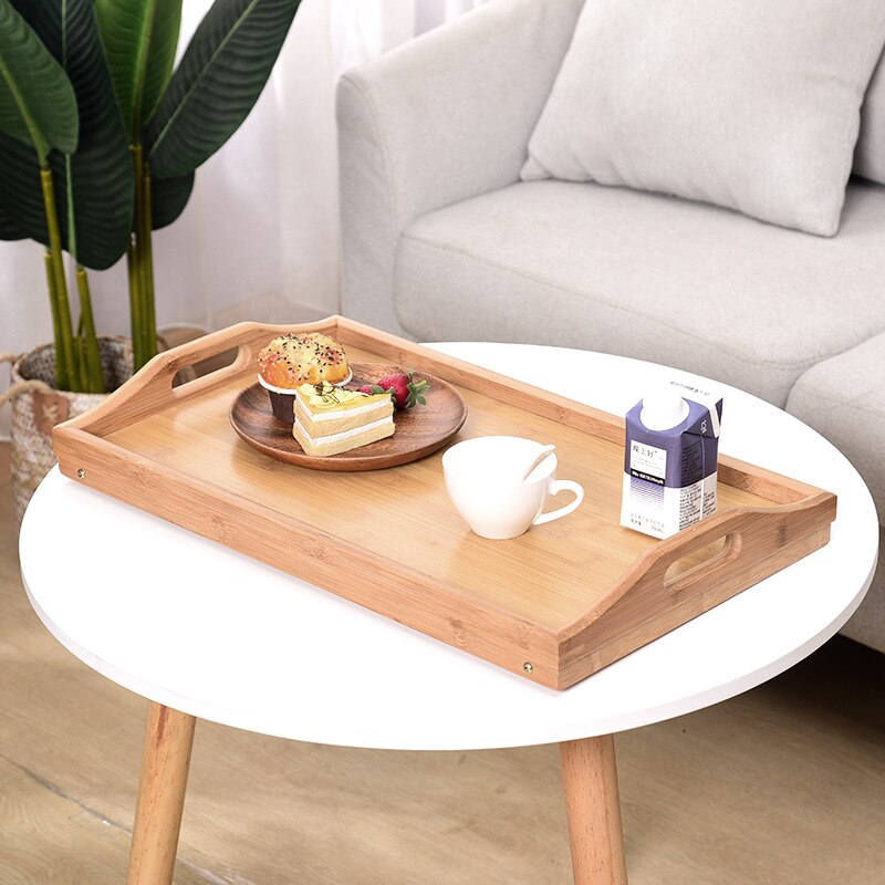 Foldable Bamboo Bed Tray